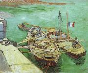 The Rhonebarken, Vincent Van Gogh